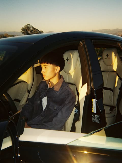 Clayton Kim in the driver's seat